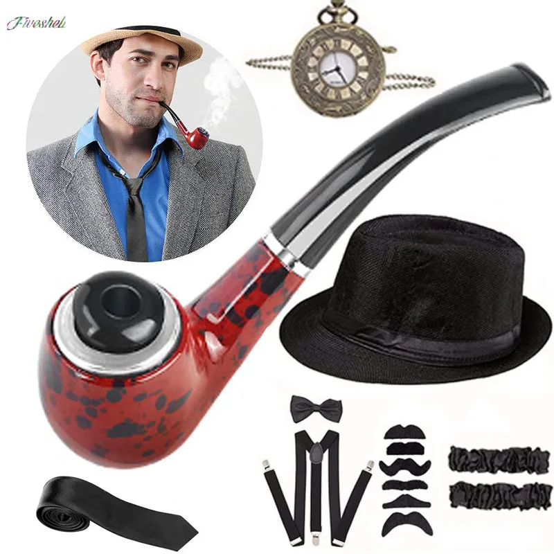 Men'S Accessories In The 1920S - ปาร์ตี้ฮาโลวีน Great Gatsby คอสเพลย์เครื่องแต่งกาย 1920s Mens