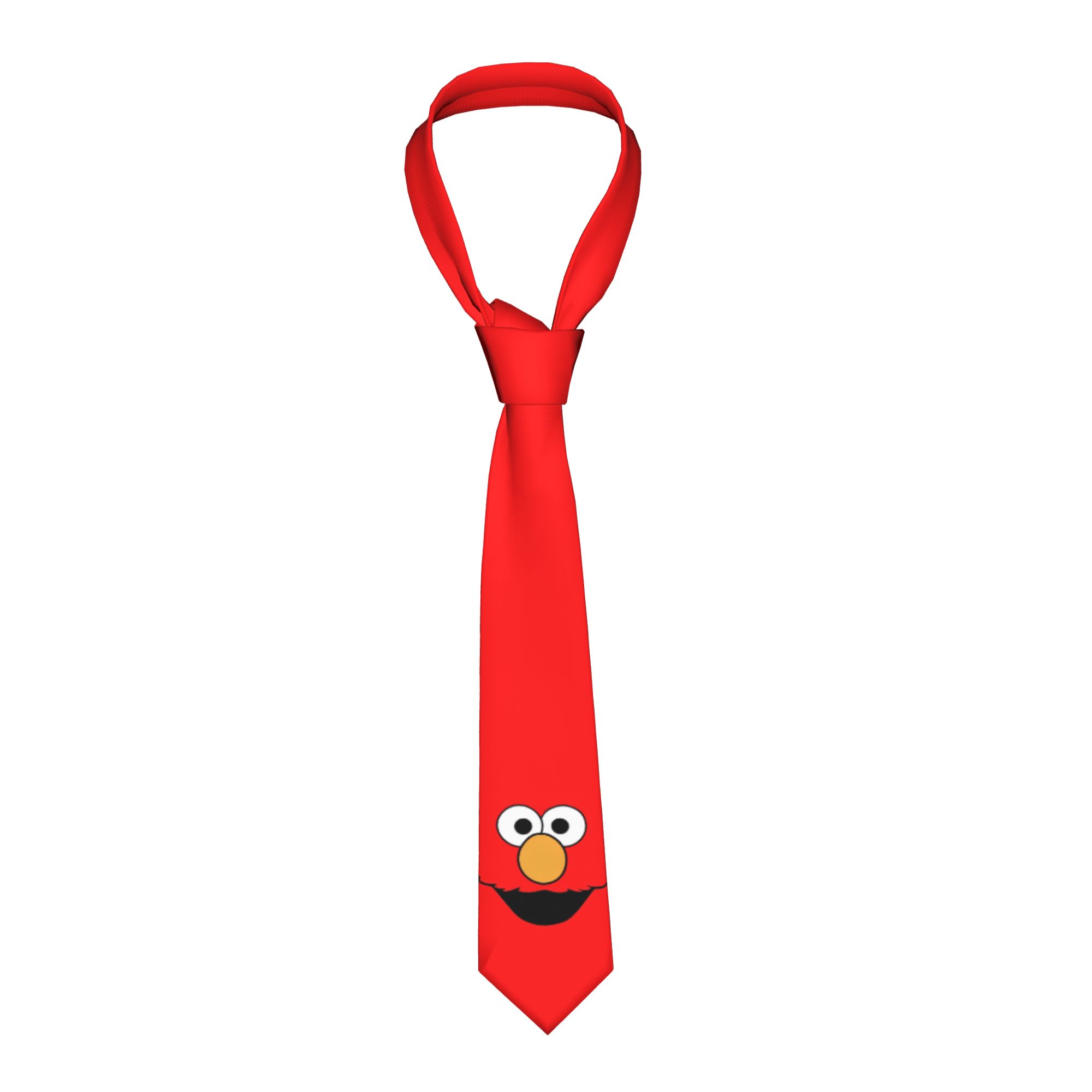 Men'S Accessories Office - เนคไทลายอนิเมะคุกกี้มอนสเตอร์ Sesames Streets แบบสลิม 8 ซม.