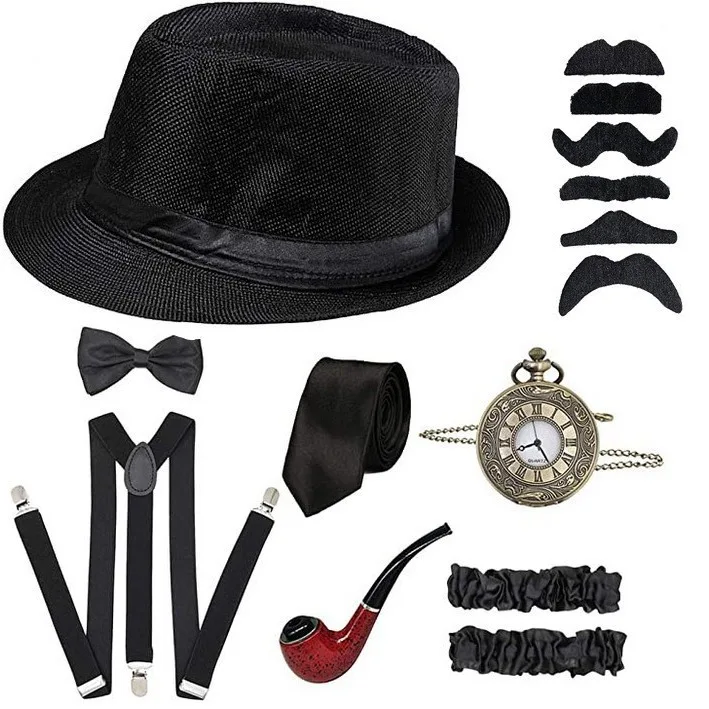 Men'S Accessories In The 1920S - ผู้ชาย Party Props 1920S Theme Cosplay