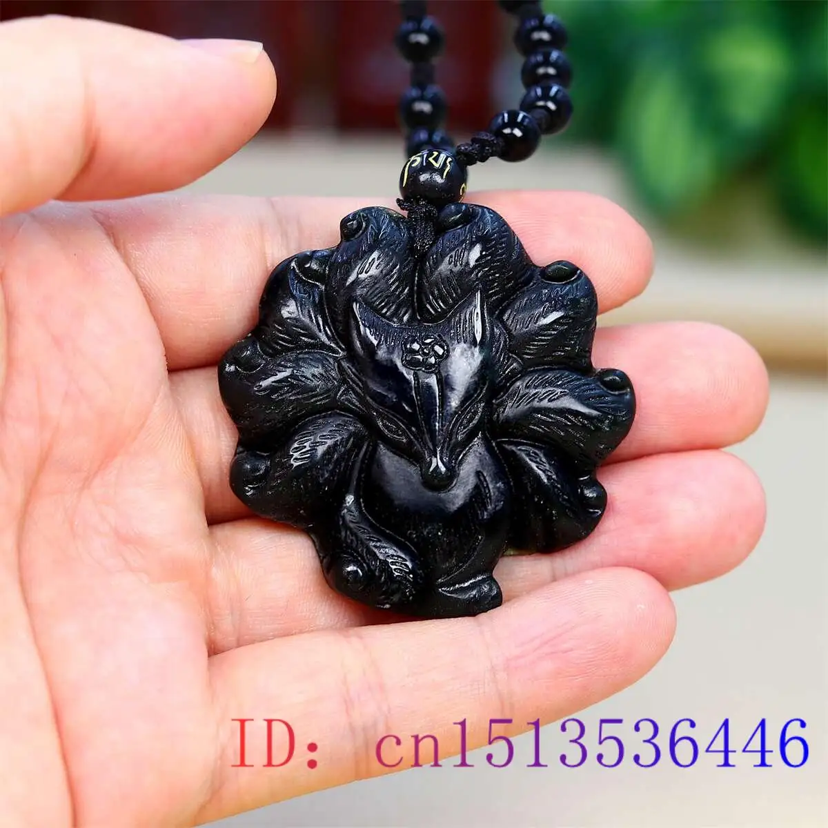 Men'S Accessories Vintage - Jade Nine Tailed Fox จี้สร้อยคออัญมณีของขวัญจีนสำหรับผู้หญิง Amulet
