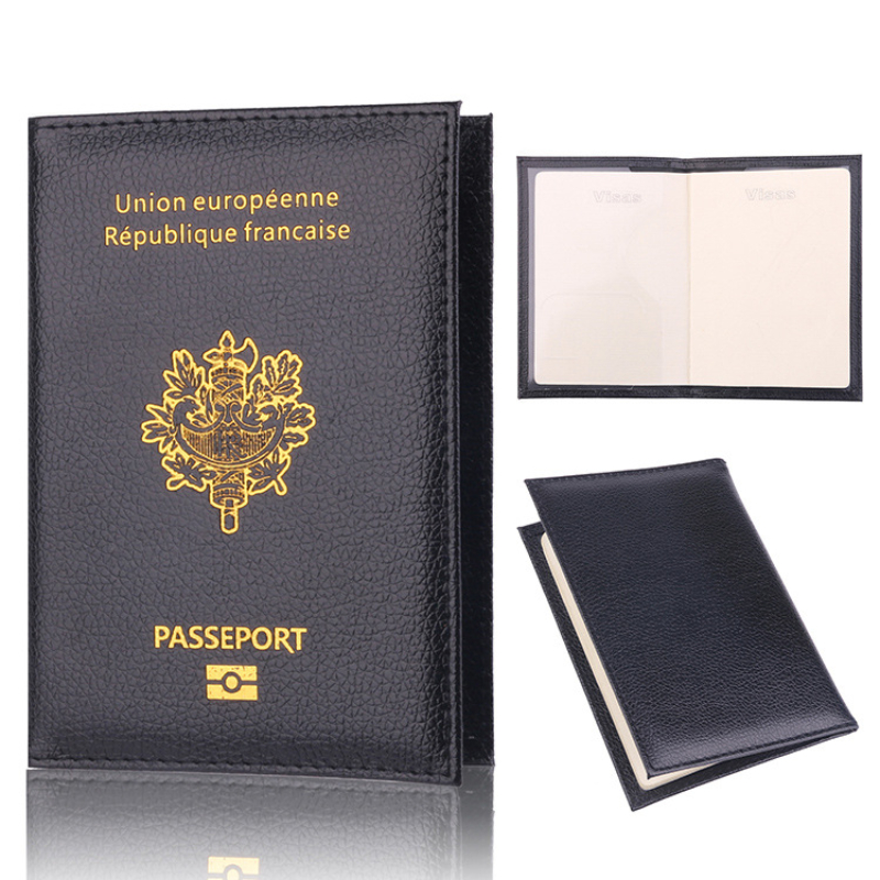 Men'S Accessories Wallet - ผู้หญิงผู้ชายเดินทาง PU ผู้ถือหนังสือเดินทางกรณีป้องกัน Multi-Function ID Bank