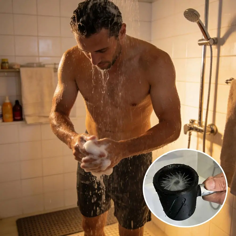 Men Accessories For Hand - หัวฝักบัวแรงดันสูงแบบมือถือ, หัวฉีดทำความสะอาดแบบเกลียวสำหรับผู้ชาย, อุปกรณ์ห้องน้ำพิมพ์ลาย 3 มิติ, เครื่องมือล้างเท้าสัตว์เลี้ยง