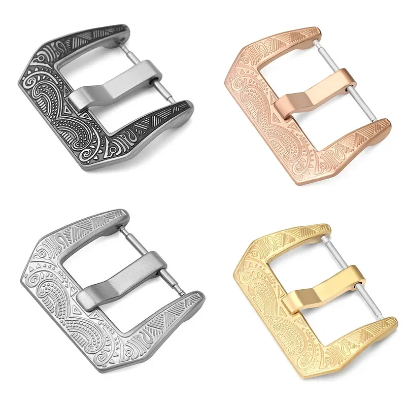 Men'S Accessories Watches - 18 มม.20 มม.22 มม.24 มม.หัวเข็มขัดสแตนเลสผู้ชายแกะสลัก Clasp