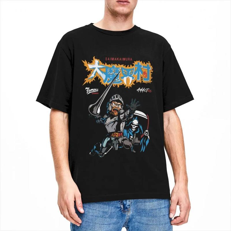 Men'S Accessories Vintage - เสื้อยืด Ghouls N Ghosts Dai Makai
