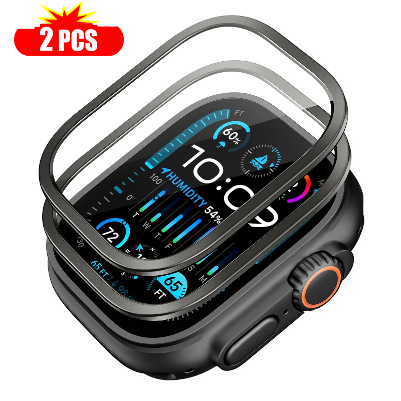 Men'S Accessories Display - กระจกนิรภัย 2 ชิ้น สำหรับ Apple Watch