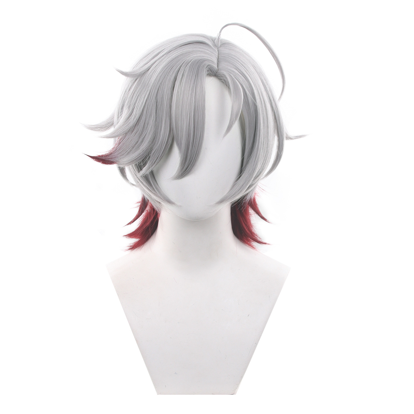 Men Accessories For Party - ในสต็อก อิลูก้าคอสเพลย์วิกผมเกมแมน อิลูก้าผมสังเคราะห์สั้นผสมสีคอสเพลย์ทนความร้อนชุดปาร์ตี้ฮาโลวีนวิกผม