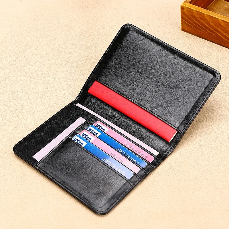 Unisex ปกหนังสือเดินทางหนังแท้ - Men'S Accessories Wallet บทวิจารณ์และราคา
