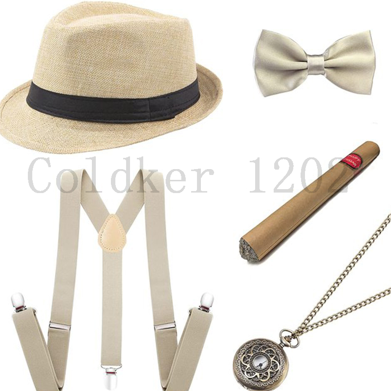 ฟรีเรือฮาโลวีน 1920s Gatsby Ga - Men'S Accessories In The 1920S บทวิจารณ์และราคา