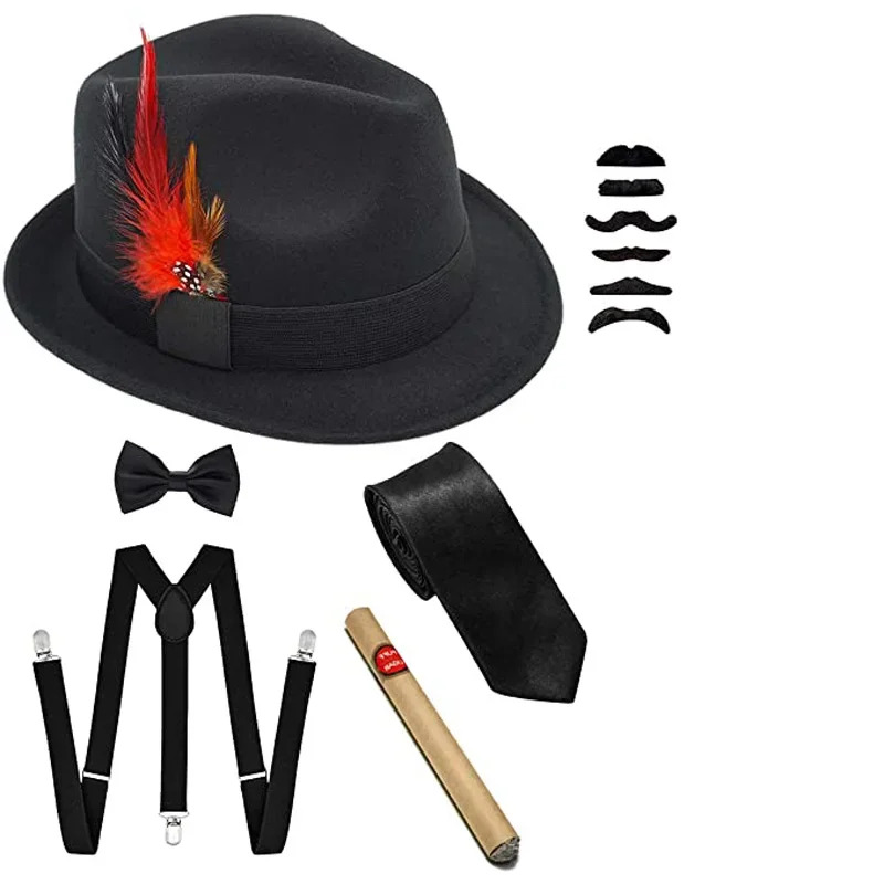 ชุดคอสเพลย์ฮาโลวีนยุค 20  พร้อ - Men'S Accessories In The 1920S บทวิจารณ์และราคา
