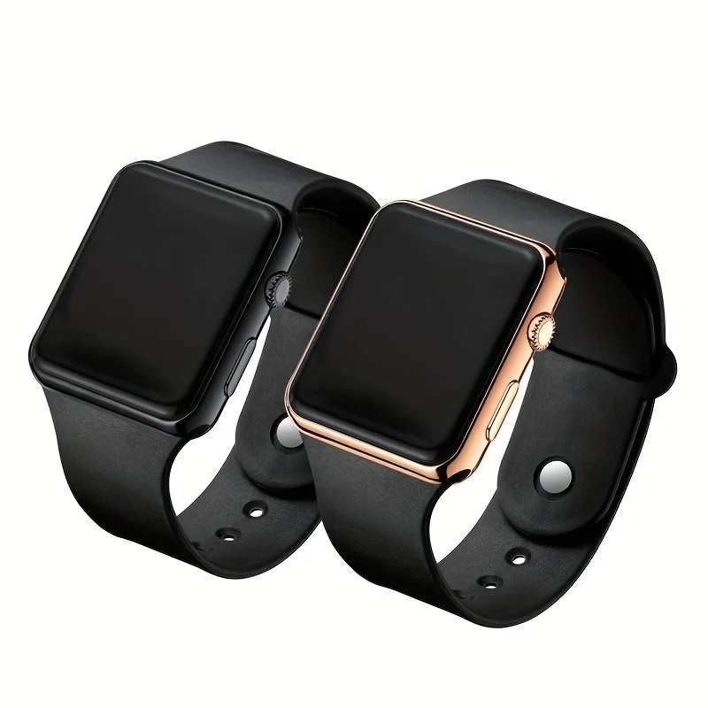 2 ชิ้นคู่นาฬิกาจอแสดงผล LED นา - Men'S Accessories Display บทวิจารณ์และราคา