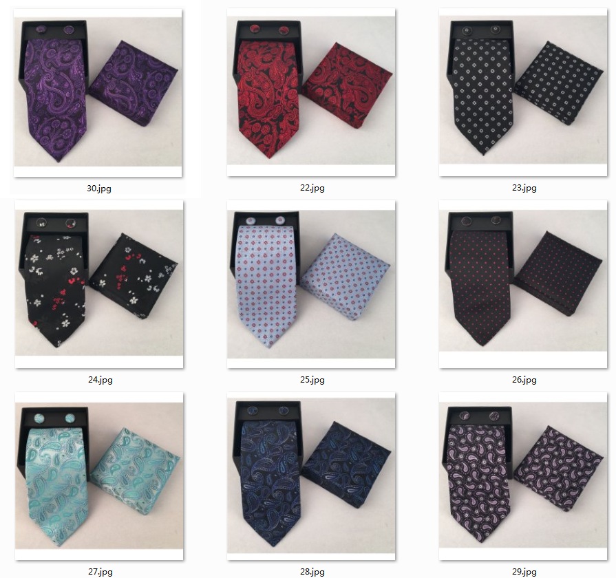 ชุดเซ็ตเนคไท ผ้าเช็ดหน้า กระดุ - Neck Tie Set Box บทวิจารณ์และราคา