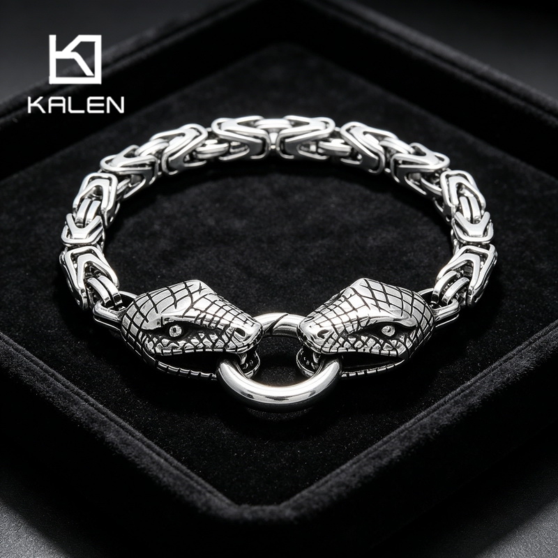 กำไลข้อมือสแตนเลสวินเทจ Kalen  - Men Accessories Bd บทวิจารณ์และราคา