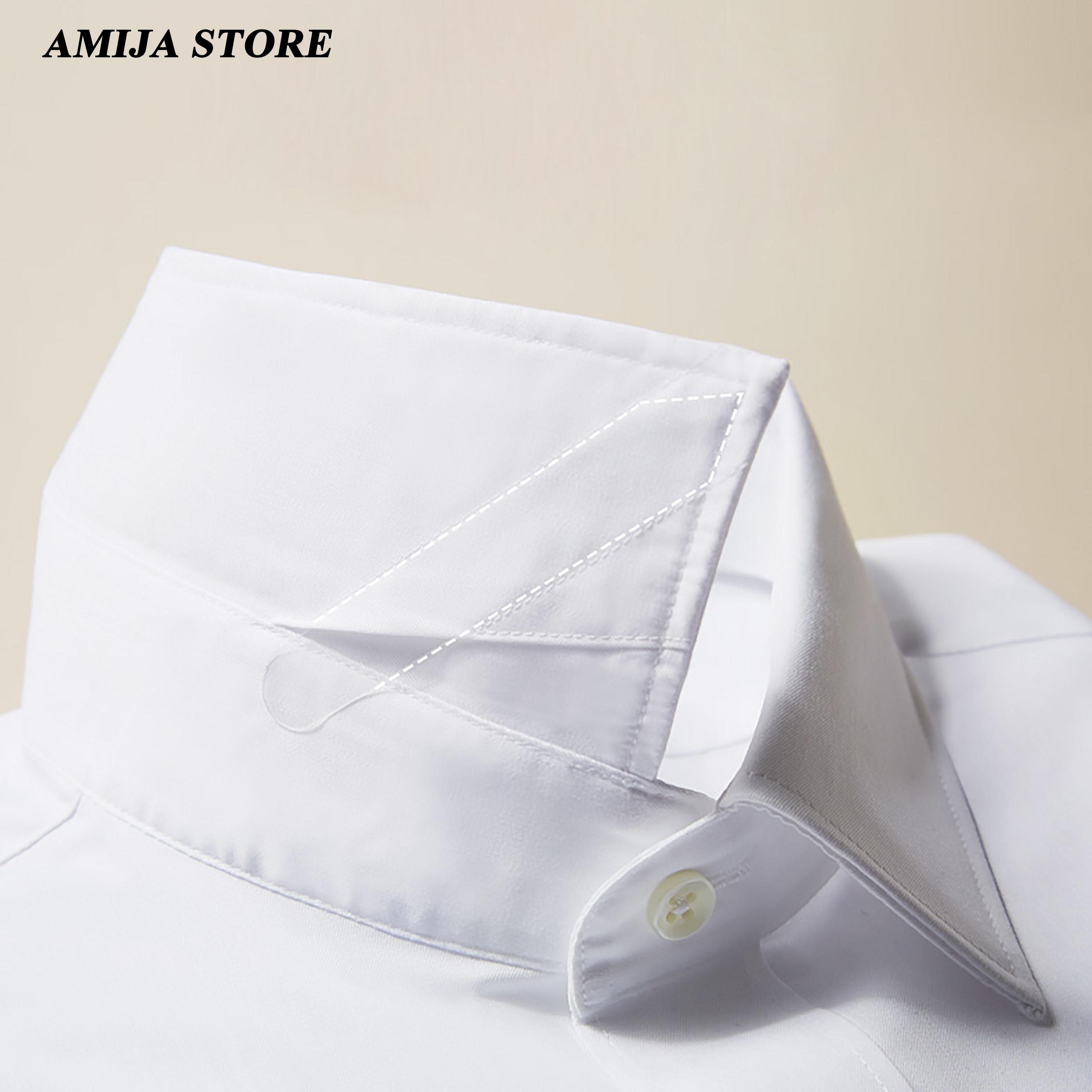 2Pcs สแตนเลสสตีล Collar Stays  - Men Accessories Unique บทวิจารณ์และราคา