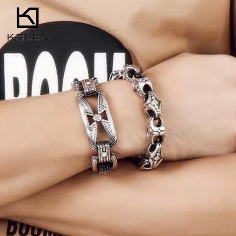 KALEN Punk CROSS สร้อยข้อมือผู - Men Accessories Bd บทวิจารณ์และราคา