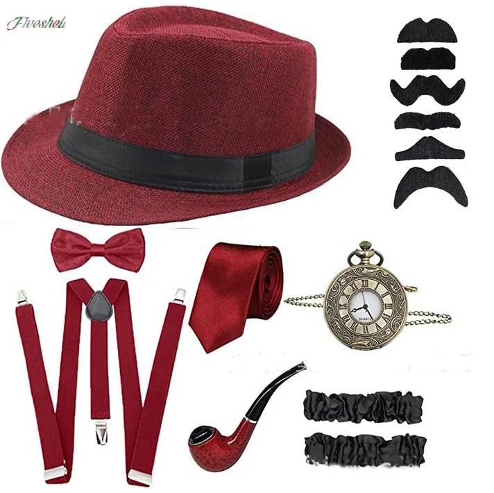 ปาร์ตี้ฮาโลวีน Great Gatsby คอ - Men'S Accessories In The 1920S บทวิจารณ์และราคา