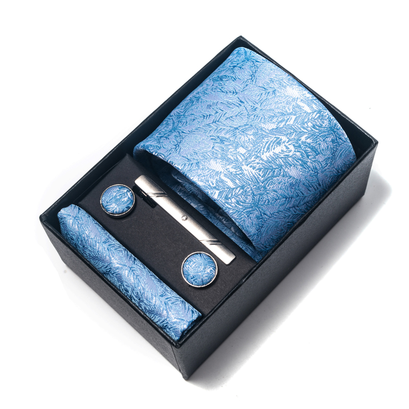 ขายร้อน 8 cm Tie ผ้าเช็ดหน้า C - Neck Tie Set Box บทวิจารณ์และราคา