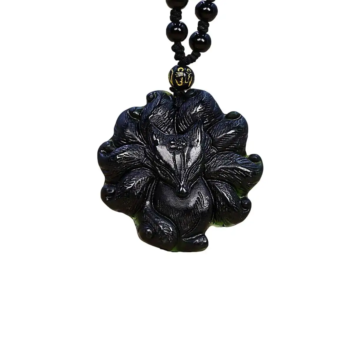 Jade Nine Tailed Fox จี้สร้อยค - Men'S Accessories Vintage บทวิจารณ์และราคา