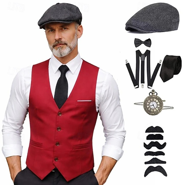 ชุดคอสตูมผู้ชายไซส์ใหญ่สไตล์แก - Men'S Accessories In The 1920S บทวิจารณ์และราคา