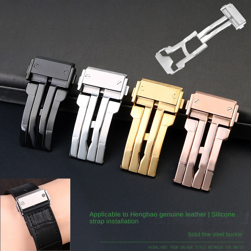 18 22 มม.สแตนเลสสตีลสําหรับ Hu - Men'S Accessories Watches บทวิจารณ์และราคา