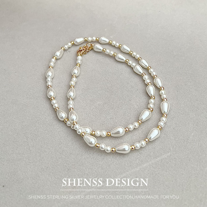 สร้อยคอหยดน้ำมุกเทียมหรูหรา ชุ - Men'S Accessories Vintage บทวิจารณ์และราคา