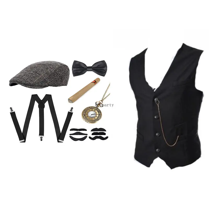 ชุดคอสตูมแก๊งสเตอร์ชายพร้อมเคร - Men'S Accessories In The 1920S บทวิจารณ์และราคา