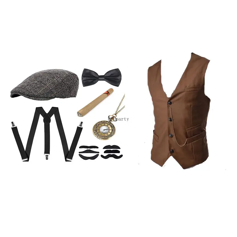 ชุดคอสตูมแก๊งสเตอร์ชายพร้อมเคร - Men'S Accessories In The 1920S บทวิจารณ์และราคา
