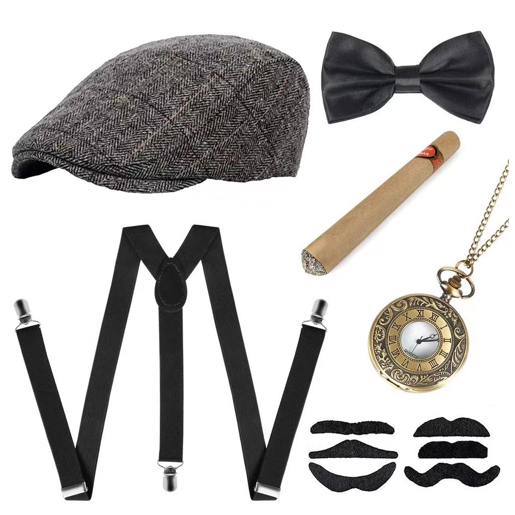 คอสเพลย์ปาร์ตี้วันหยุด ชุดคุณป - Men'S Accessories In The 1920S บทวิจารณ์และราคา