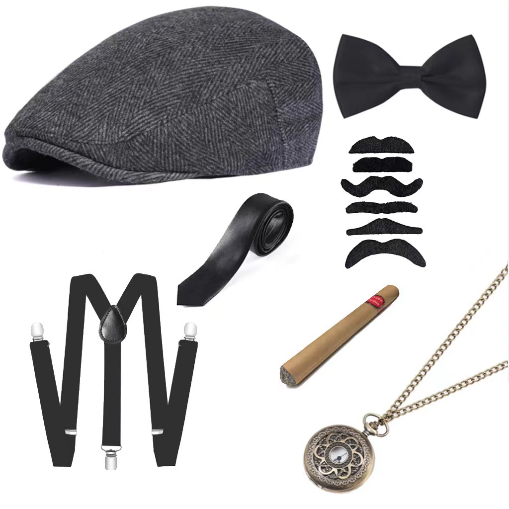 คอสเพลย์ปาร์ตี้วันหยุด ชุดคุณป - Men'S Accessories In The 1920S บทวิจารณ์และราคา