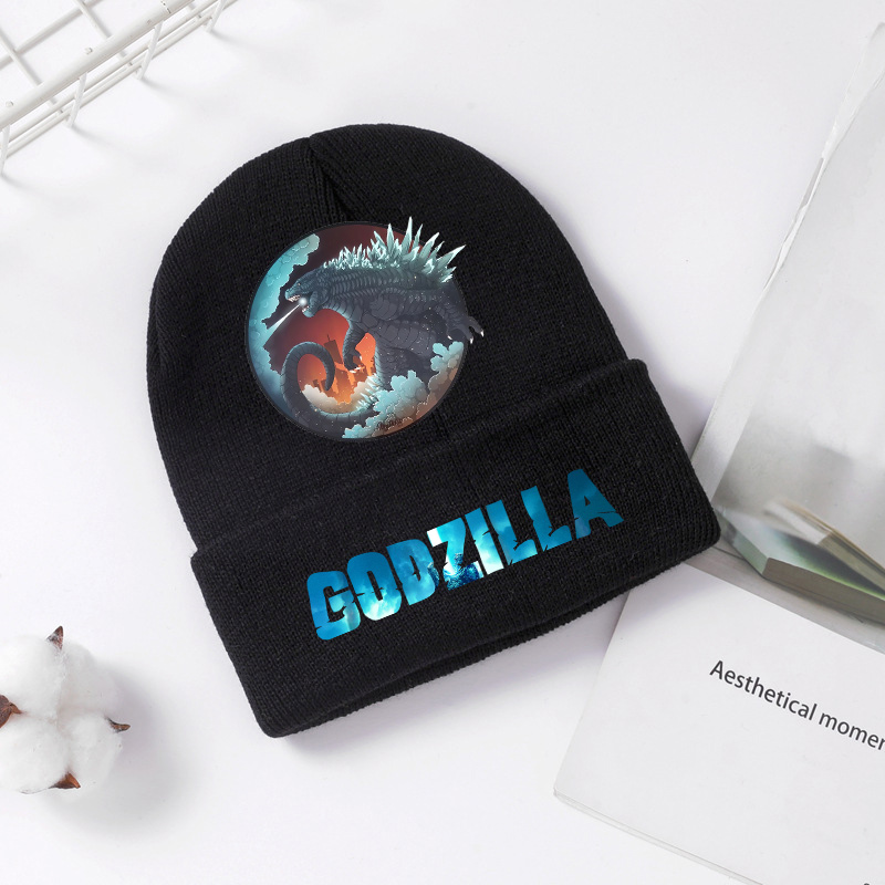 Godzilla ถักหมวกฤดูหนาวฤดูใบไม - Men Accessories Unique บทวิจารณ์และราคา