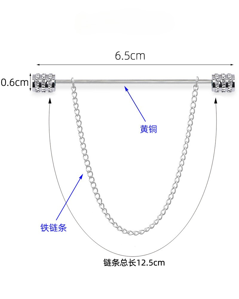 เข็มกลัดเสื้อเชิ้ตผู้ชายแบบใหม - Men'S Accessories Jewelry บทวิจารณ์และราคา