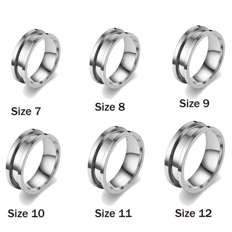 วงแหวนเปล่าขนาด 7/8/9/10/11/12 - Young Men'S Accessories บทวิจารณ์และราคา