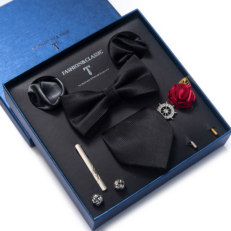 วันหยุด Tie ผ้าเช็ดหน้า Pocket - Neck Tie Set Box บทวิจารณ์และราคา