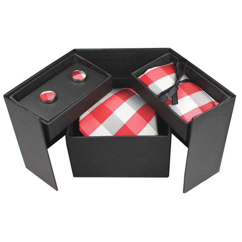 GUSLESON Tie ชุด Hanky Cufflin - Neck Tie Set Box บทวิจารณ์และราคา