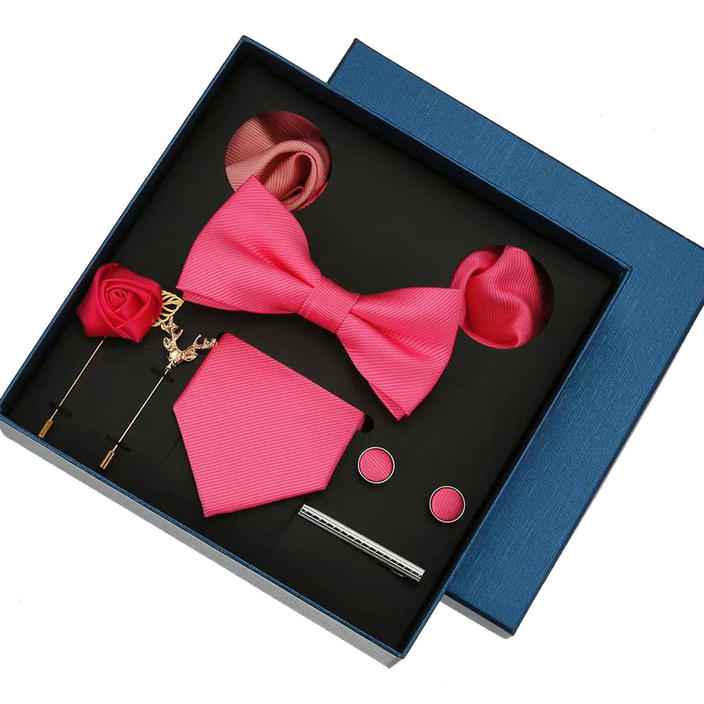 ชุดเนคไทสีทึบสำหรับผู้ชายกล่อง - Neck Tie Set Box บทวิจารณ์และราคา