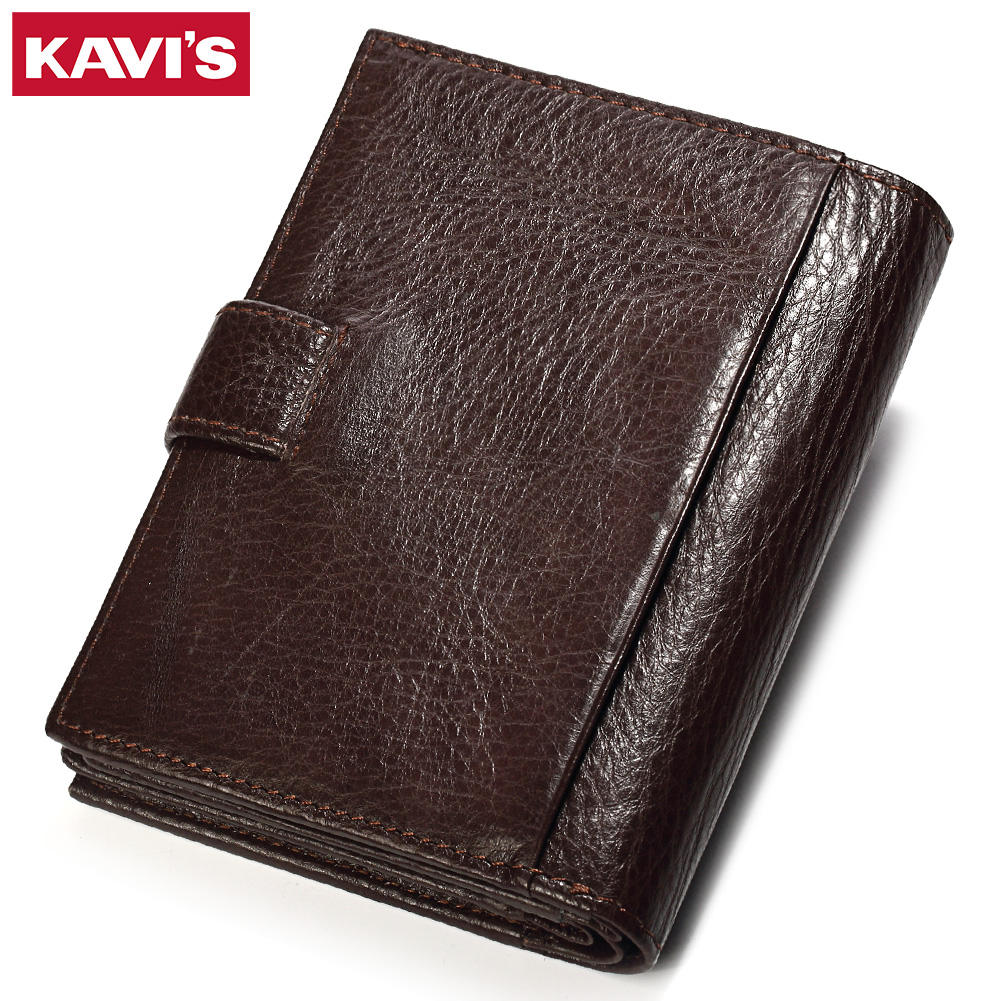 KAVIS กระเป๋าสตางค์หนังแท้ผู้ช - Men'S Accessories Wallet บทวิจารณ์และราคา